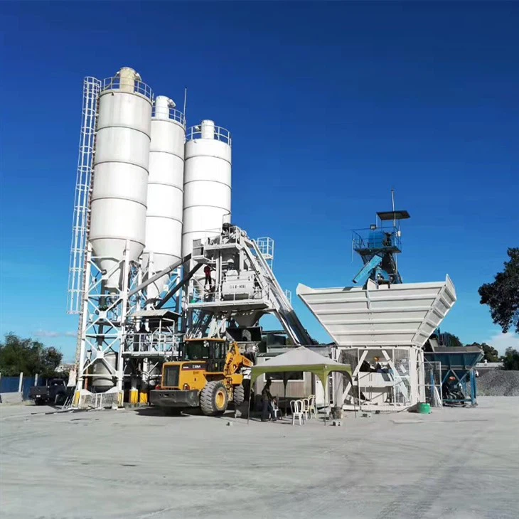 Bärbar betongblandningsanläggning